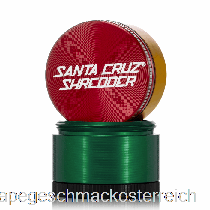 Santa Cruz Shredder 1,6 Zoll Kleiner 4-teiliger Grinder Rasta (40 Mm) Vape-Geschmack